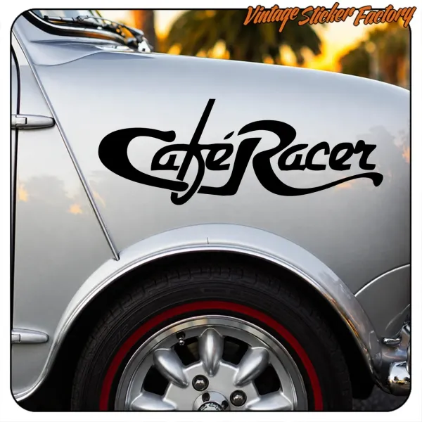 Pegatina CAFE RACER TEXT. Comprar pegatinas.