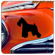 SCHNAUZER STICKER. BUY VINYL STICKERS.