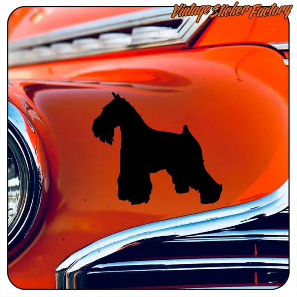 SCHNAUZER STICKER. BUY VINYL STICKERS.