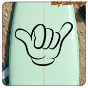 SHAKA -2 AUFKLEBER. KAUFEN SIE VINYLAUFKLEBER.