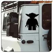 YODA -3 AUFKLEBER. KAUFEN SIE VINYLAUFKLEBER.
