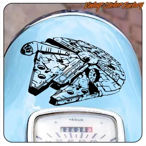 MILLENIUM FALCON STICKER. BUY VINYL STICKERS.