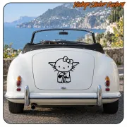 AUTOCOLLANT YODA KITTY. ACHETEZ DES AUTOCOLLANTS EN VINYLE.