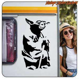 AUTOCOLLANT YODA -4. ACHETEZ DES AUTOCOLLANTS EN VINYLE.
