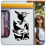 Pegatina YODA. Comprar pegatinas.