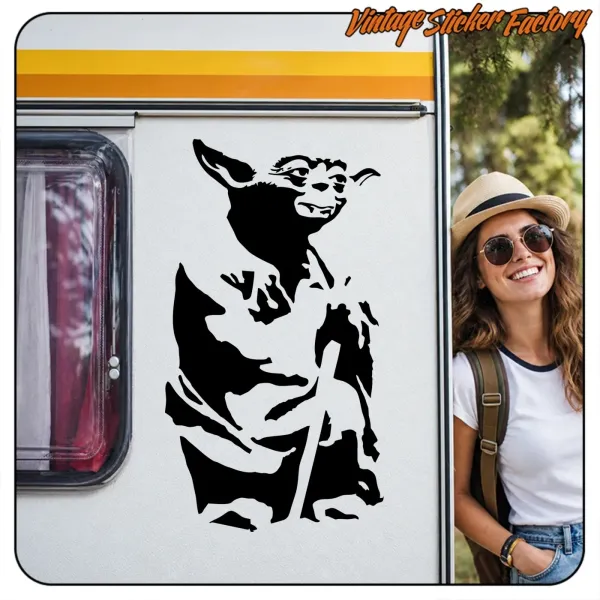 AUTOCOLLANT YODA -4. ACHETEZ DES AUTOCOLLANTS EN VINYLE.