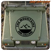 AUTOCOLLANT THE MOUNTAINS ARE CALLING. ACHETEZ DES AUTOCOLLANTS EN VINYLE.