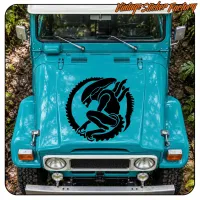 Alien-Aufkleber aus Schneidevinyl | Vintage Sticker Factory