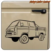 VW T3 DOKA AUFKLEBER. KAUFEN SIE VINYLAUFKLEBER.