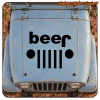BEER - JEEP AUFKLEBER. KAUFEN SIE VINYLAUFKLEBER.