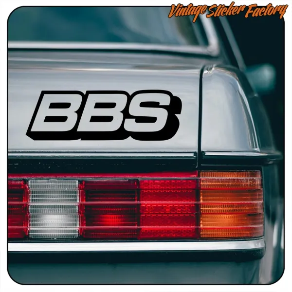 BBS AUFKLEBER. KAUFEN SIE VINYLAUFKLEBER.
