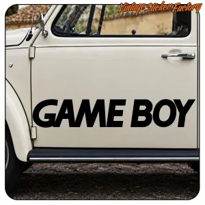 GAME BOY AUFKLEBER. KAUFEN SIE VINYLAUFKLEBER.