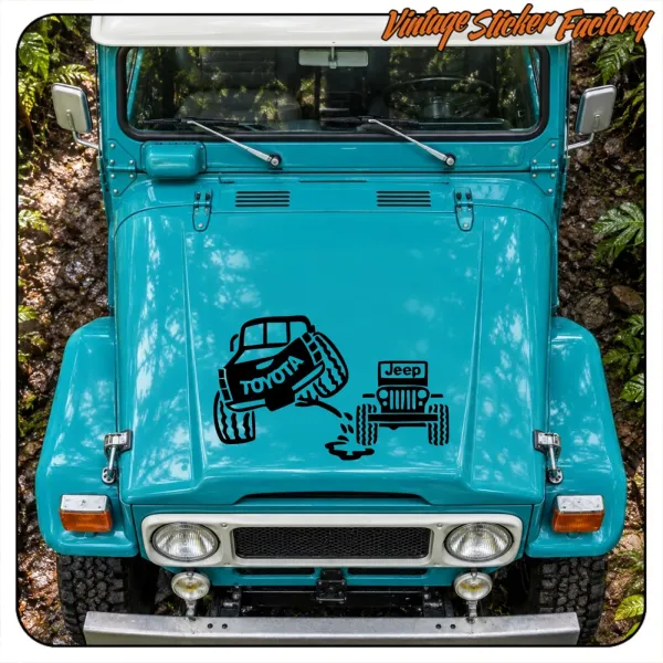 TOYOTA - JEEP STICKER. BUY VINYL STICKERS.