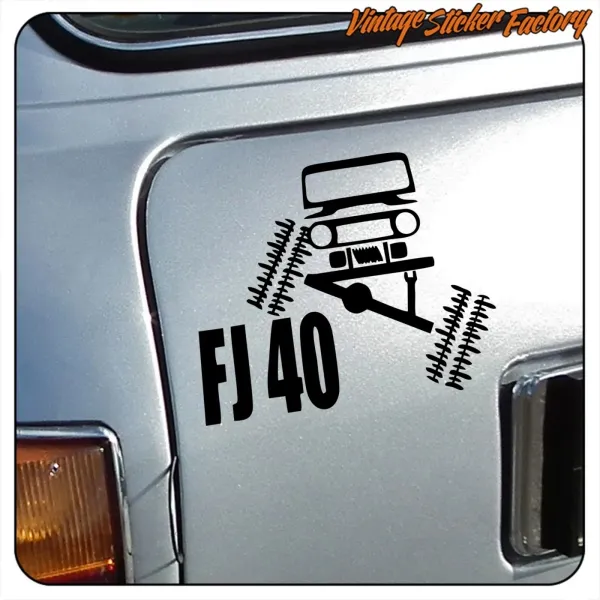 FJ40 CRAWLER STICKER. BUY VINYL STICKERS.