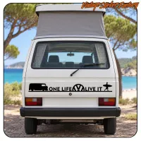 EIN LEBEN LEBE ES - VW T2 AUFKLEBER. KAUFEN SIE VINYLAUFKLEBER.