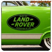 Pegatina Land Rover Improved By Me. Comprar pegatinas.