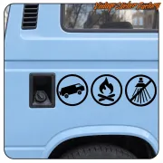 AUTOCOLLANT VW SYNCRO LIFE. ACHETEZ DES AUTOCOLLANTS EN VINYLE.