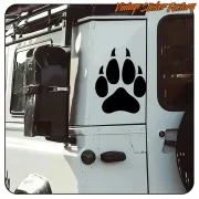 AUTOCOLLANT EMPREINTE DE CHIEN -2. ACHETEZ DES AUTOCOLLANTS EN VINYLE.