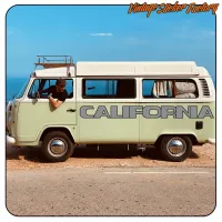 Pegatina CALIFORNIA T4. Comprar pegatinas para furgonetas camper