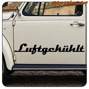 AUTOCOLLANT LUFTGEKUHLT -1. ACHETEZ DES AUTOCOLLANTS EN VINYLE.
