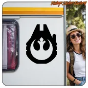 STAR WARS -3 AUFKLEBER. KAUFEN SIE VINYLAUFKLEBER.
