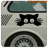 Cat Sticker in Cut Vinyl | Vintage Sticker Factory