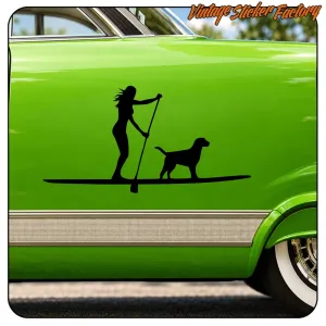 Pegatina DOG SUP. Comprar pegatinas.