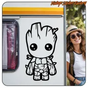 Pegatina GROOT. Comprar pegatinas.