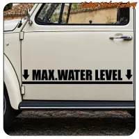 AUTOCOLLANT NIVEAU DE L'EAU MAXIMALE. ACHETEZ DES AUTOCOLLANTS EN VINYLE.