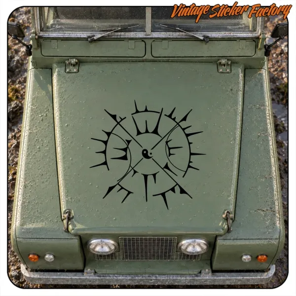 AUTOCOLLANT ROSE DE VENTS VV1038. ACHETEZ DES AUTOCOLLANTS EN VINYLE.