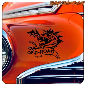 OFF ROAD DRAGON AUFKLEBER. KAUFEN SIE VINYLAUFKLEBER.