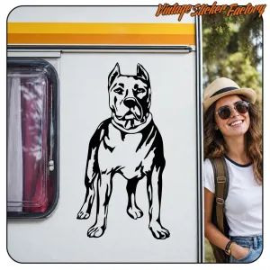 AUTOCOLLANT PIT-BULL. ACHETEZ DES AUTOCOLLANTS EN VINYLE.