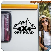 Pegatina 4X4 OFF ROAD 3. Comprar pegatinas.