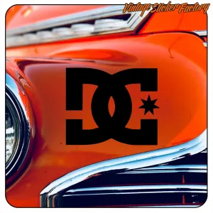 DC AUFKLEBER. KAUFEN SIE VINYLAUFKLEBER.