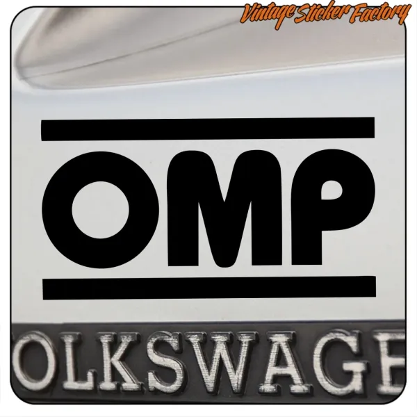 Pegatina OMP. Comprar pegatinas.