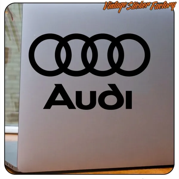 AUDI AUFKLEBER. KAUFEN SIE VINYLAUFKLEBER.