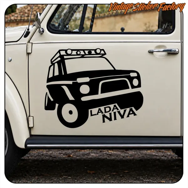 AUTOCOLLANT LADA NIVA. ACHETEZ DES AUTOCOLLANTS EN VINYLE.