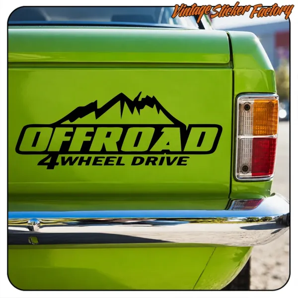 OFFROAD 4 WHEEL DRIVE STICKER. BUY VINYL STICKERS.
