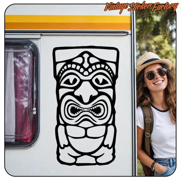 Pegatina TIKI. Comprar pegatinas.
