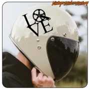 AUTOCOLLANT LOVE BIKE -2. ACHETEZ DES AUTOCOLLANTS EN VINYLE.