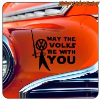 Pegatina MAY THE VOLKS BE WITH YOU. Comprar pegatinas.