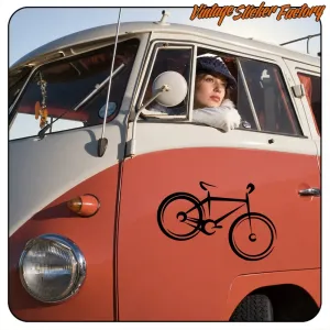 MOUNTAIN  BIKE STICKER. BUY VINYL STICKERS.