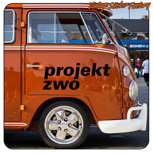 Projekt Zwo Aufkleber kaufen | Vinyl für klassischen oder sportlichen Volkswagen