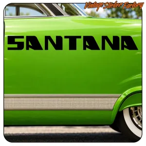 AUTOCOLLANT SANTANA. ACHETEZ DES AUTOCOLLANTS EN VINYLE.