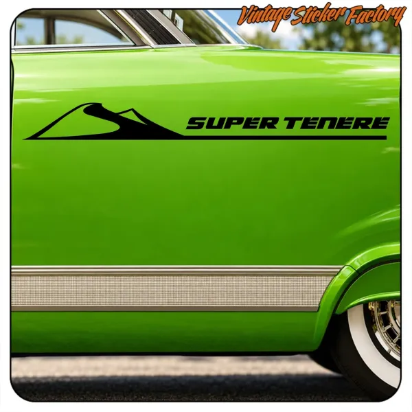 SUPER TENERE AUFKLEBER. KAUFEN SIE VINYLAUFKLEBER.