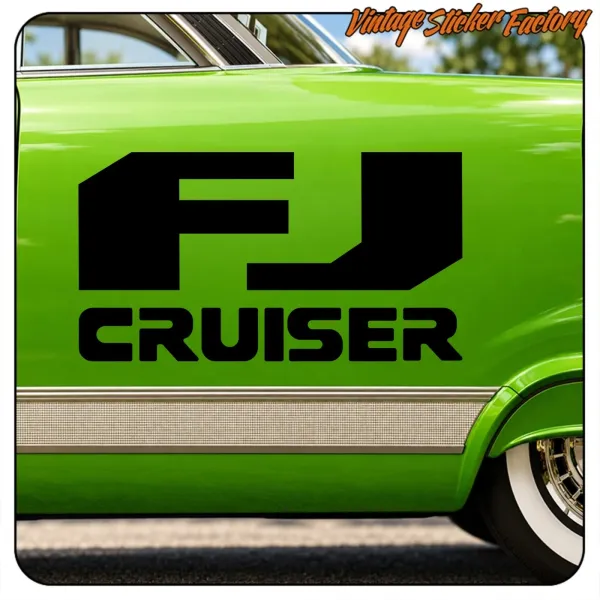 FJ CRUISER AUFKLEBER. KAUFEN SIE VINYLAUFKLEBER.