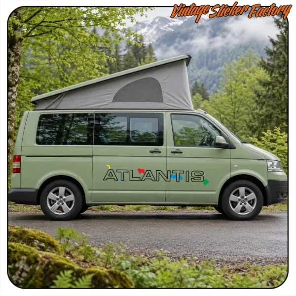 Autocollant Volkswagen Multivan Atlantis | Vinyle pour van VW