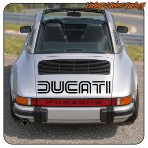 DUCATI - 3 STICKER. BUY VINYL STICKERS.