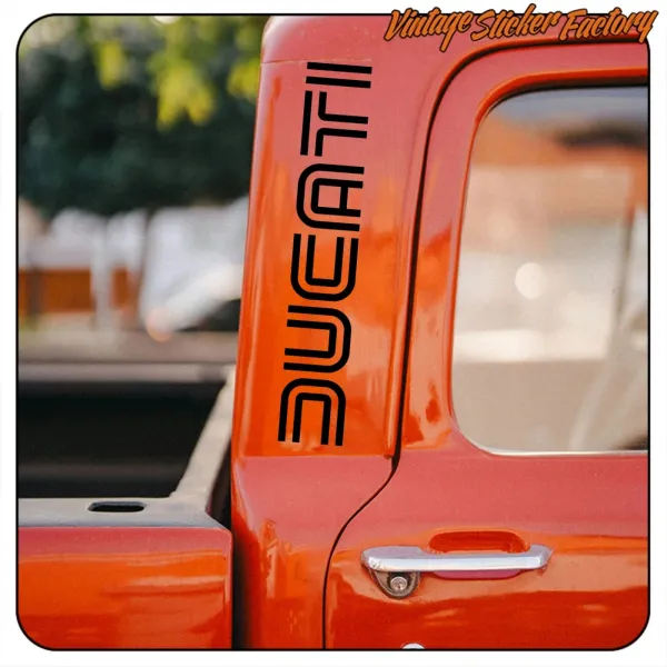 DUCATI - 3 STICKER. BUY VINYL STICKERS.