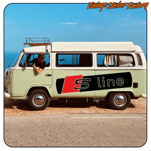 S LINE AUFKLEBER. KAUFEN SIE VINYLAUFKLEBER.